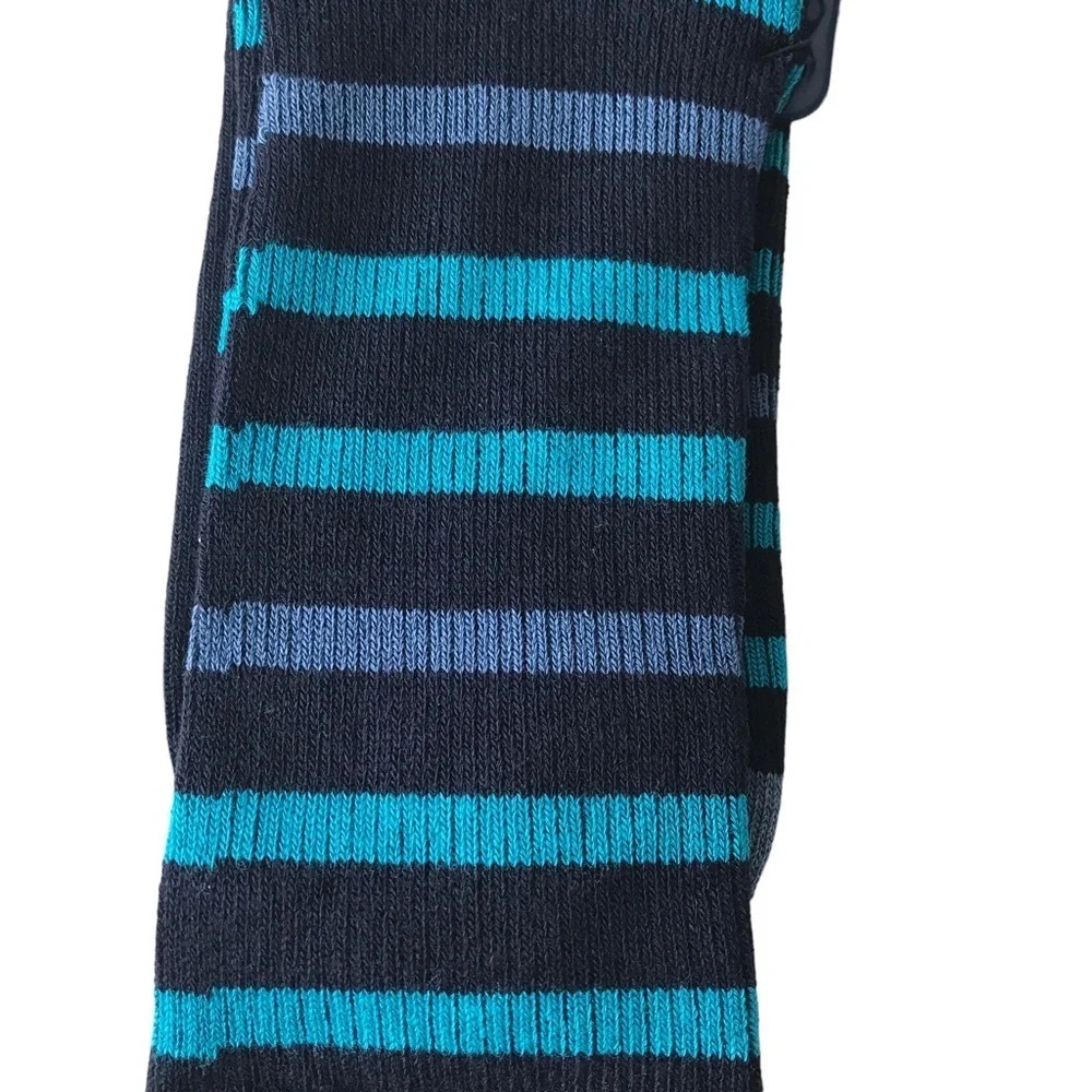 Cole Haan crew men’s socks black, blue & teal rayon‎ from bamboo